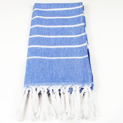 China Water Absorption Quick-Drying Sports Printed Fringed Turkish Towel for sale