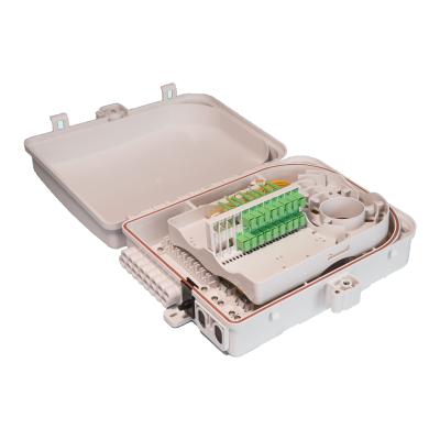 China Outdoor Waterproof Ftth ABS FTTH 24 Core Fiber Optic Splitter Terminal Box ftth Fiber Optic Box for sale