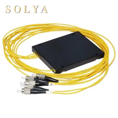 China ABS Fiber Single Mode Ftth PLC 1*4 Box Type Fiber Optic Splitter Chinese Manufacturer for sale