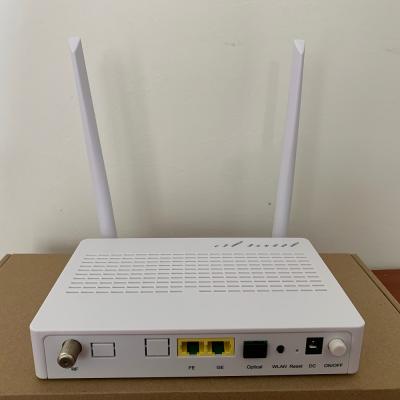 China High efficiency high performance compatible with Huawei zte fiberhome olt XPON ONU 1GE+1FE+CATV ONU GPON for sale