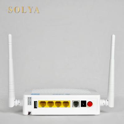 China High Quality High Efficiency F663NV3a GPON ONU ZTE FTTH Modem 1GE+3FE LAN+1Voice+2.4G WIFI for sale