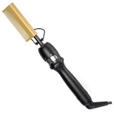 China 200-500F 45W Home High Power Heat Ceramic Hair Straightener Pressing Electric Hot Comb Heat Nice Brushes for sale