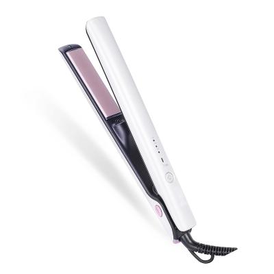 China Professional Nano Titanium Keratin Treatment Hotel Salon Electric Hair Straightener 450 230 Degree Private Label Flat Irons for sale