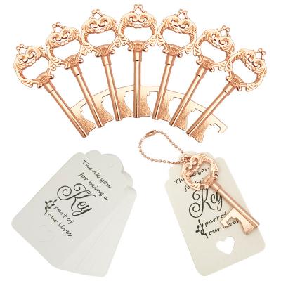 China Sustainable Key Bottle Openers Bridal Shower Gifts Wedding Favors Decorations or Souvenirs for guests for sale