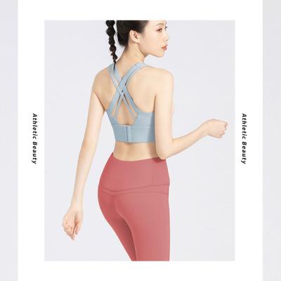 China High Quality Sweat-Wicking HQSLP Yoga Bra Gym Fitness Set Workout Apparel Women Activewear for sale