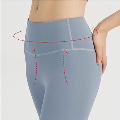 China HQSLP High Waist Yoga Pants Fitness Gaiters Hip Lift Pants Compression Sports Breathable Ladies Gaiters Puffs Nylon Fabric for sale