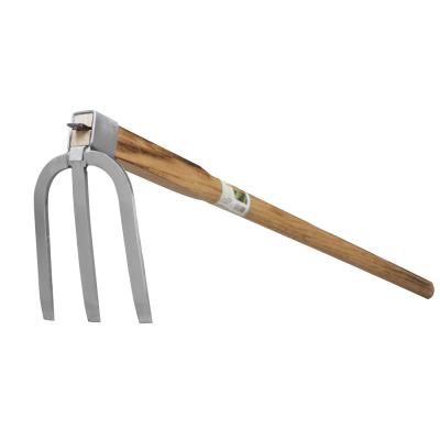 China AGRICULTURE GARDEN DIGGING Chinese triangular mobile hoe factory direct sale steel hardened hollow hoe for sale