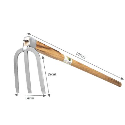 China AGRICULTURE GARDEN factory direct sale hollow hoe garden small steel hardened DIGGING hoe with handle hoe for sale