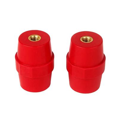 China LOW VOLTAGE Resin Busbar Insulator SM-51 Low Voltage SM Series High Quality Epoxy Red Insulator DOWE for sale