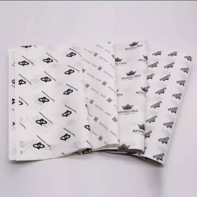 China Customized Logo Waterproof Wrapping Tissue Paper Clothing Gift Shirt Packaging Thin Tissue Paper for sale