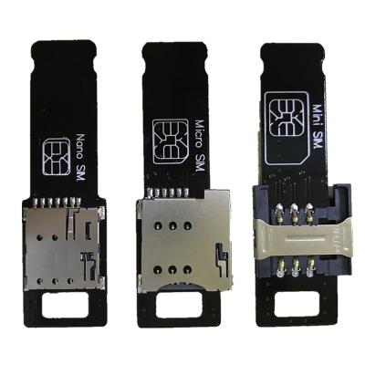 China Hardware PCB Circuit Hard Board PCB Sim Card Expander Adapter For iPhone 5 6 7 8 X for sale