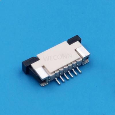 China FPC/FFC factory supply ffc/fpc 2.54mm 1mm pitch 6 pin connector for sale