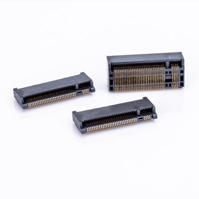 China LCP 0.5mm Pitch 67PIN 3.2H 3.5H 4.2H 5.5H 6.7H 8.5H Gold Panel To Board M.2 NGFF M.2 Connector Connector for sale