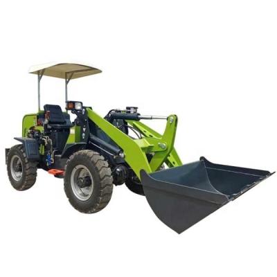 China Hot Sale Vietnam Hotels Mini Electric Front Loader Bucket Electric Wheel Warehouse Loader For Sale for sale