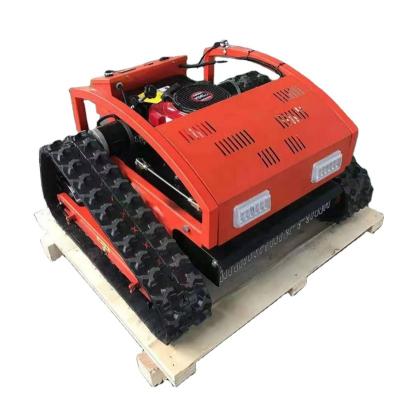 China Self Propelled 4-Stroke Robot Gas Remote Control Lawn Mowers With Snow Plow Blade To Canada USA Europe for sale