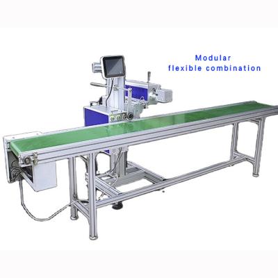 China Small Volume High Precision CNC CO2 Laser Marking Machine Flying CNC Laser Engraving Machine For Sale for sale