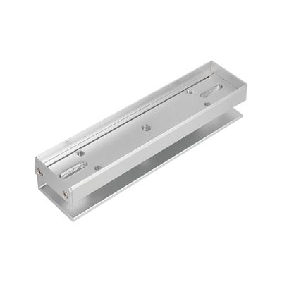 China Easy Installation Magnetic Lock U Shaped Magnet Metal Brackets Frameless Glass Door U Type Bracket for sale