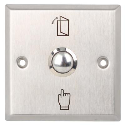 China Easy Installation 86x86 Access Control Stainless Steel Exit Button for sale