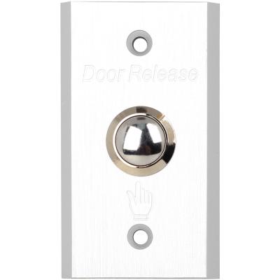 China Small Aluminum Easy Installation 86x50x33mm Press Exit Button for sale