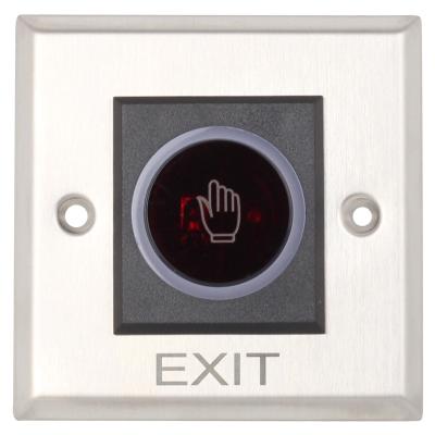 China Indoor Easy Exit Free Button Touch Installation Non-contact Hand Wave Sensor Adjust Automation Smart Exit Switch for sale