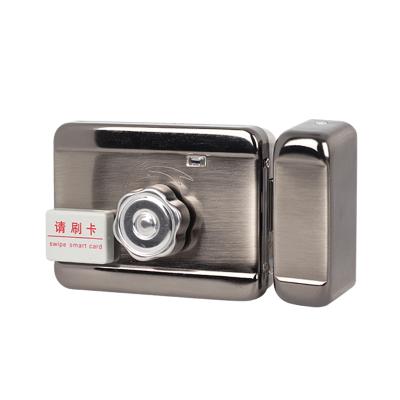 China Easy Installation Electric Rim Lock With Remote, Fobs And Keys To Open The Door For Access Control System for sale