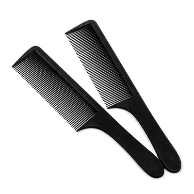 China Antistatic. Heat-resistant.Portable and sturdy TIANBA RTS selling salon styling carbon fiber flat surface carbon trimming comb for cutting for sale