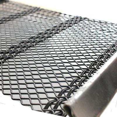 China Plain Vibrating Screen Crimped Woven Wire Mesh 5mm With Hooks for sale