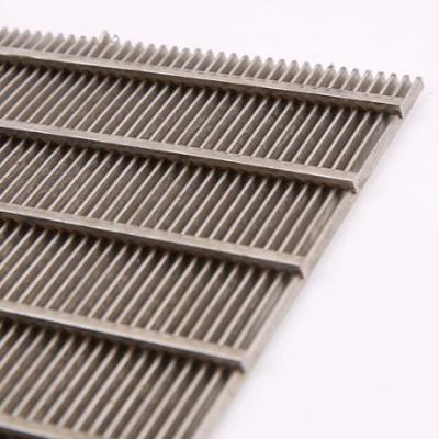 China Stainless Steel Wedge Wire Screen Panel Johnson Type For Mining Industry zu verkaufen