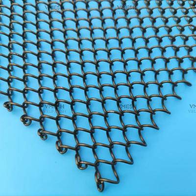 China Metal Drapery Chain Mail Mesh Curtain Metal Coil Drapery Metal Mesh Curtain Mesh for Space Partition&Room Divider for sale