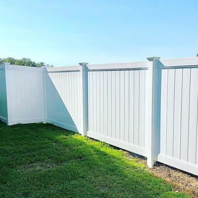 China Pvc Fence Panels Vinyl Privacy Fence 6x8ft For Garden Buildings for sale