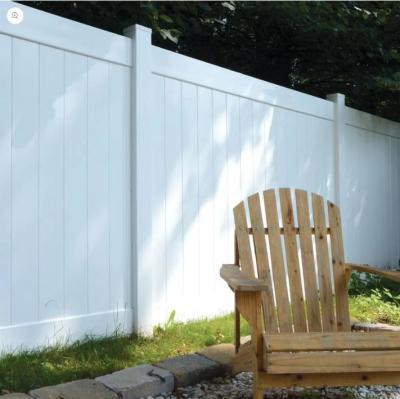 China 6Ft Outdoor Garden White Cheap PVC Vinyl Privacy Fence Panel for sale