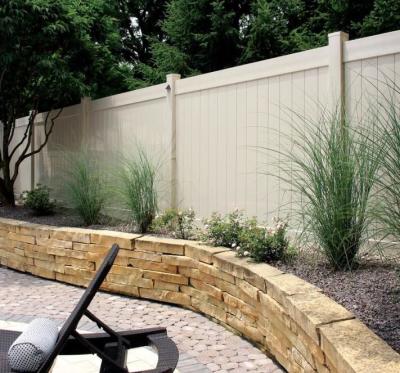 China American Style High Quality Privacy Pvc Plastic Vinyl Fence for sale