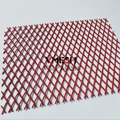 China Outdoor Decorative Aluminum Expanded Mesh Welded with Frame for sale