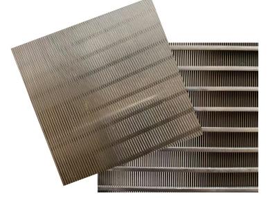 China 0.5*1.5 304 Stainless Steel Wedge Wire Screens Panels 6000mm*6000mm for sale