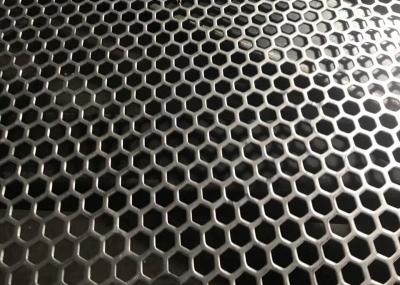 China Decoratieve Mesh Perforated Metal Strip Panel-Hexagonale Prik Te koop