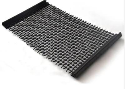 China 65Mn Carbon Steel Vibrating Wire Mesh Screen Plain Twill Weave For Crusher Machine for sale