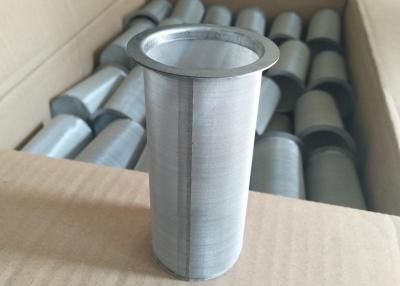 China Cylinder Plain Twill SS Filter Mesh 5 Micron Stainless Steel Mesh Filter for sale