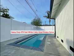 Heavy Duty 6*8 Feet White Color Vinyl Privacy Fence