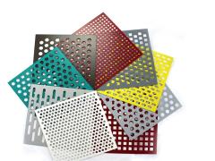 1.2mm Thick Aluminum Galvanized Steel Perforated Mesh