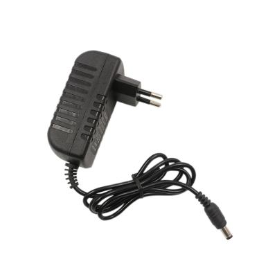 China cctv product eu plug dc 5.5*2.1mm oem supply dc ac adapter power adapter 12v 1amp power supply for sale