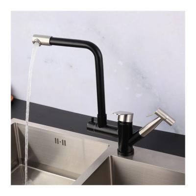 China Electric Black Faucets SUS 304 Stainless Steel Kitchen Sink Faucets With Pull Down Sprayer Hand Held for sale