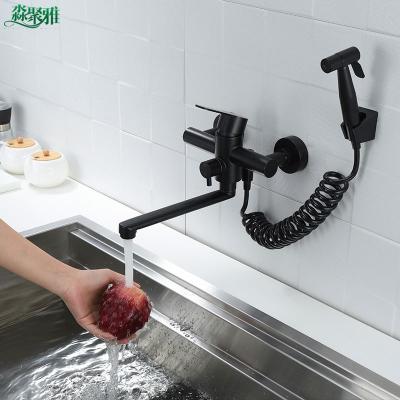 China Sense Faucets Wall Mounted Kitchen Faucet With Betrayal Handle Wall Mounted Kitchen Faucet Mixer for sale