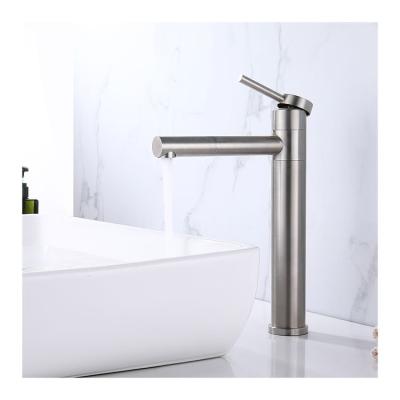 China 360 Degree Electric Basin Faucets 304 Stainless Steel Single Handle Hot And Cold Rotating Faucet for sale