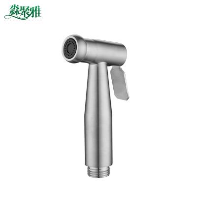 China Modern 304 Stainless Steel 120cm Water Pipe Bathroom Toilet Bidet Handheld Spray Set for sale