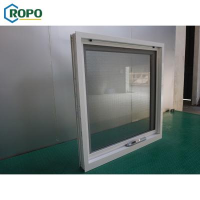 China AWA Wholesale High Quality Aluminum Folding Screen Awning Windows With Chain Winder for sale