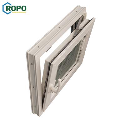 China Low E Folding Screen NZS4211 Gloss Veka PVC Roof Tilt And Turn Window for sale