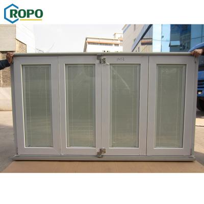 China Plastic Folding Screen NZS4211 Luster Impact Resistant Powder Painted Accordion Folding Window For House for sale