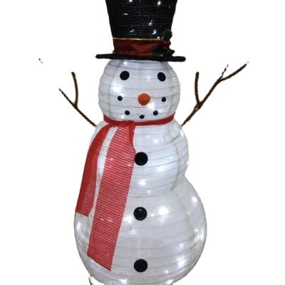 China Holiday High Quality 3D Christmas Pop Up Snowman Holiday Pattern Lights for sale