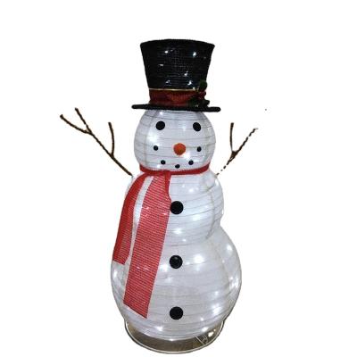 China Holiday Moderate Price Holiday Decoration Led Street Pattern Light 3d Outdoor Snowman Christmas Light for sale