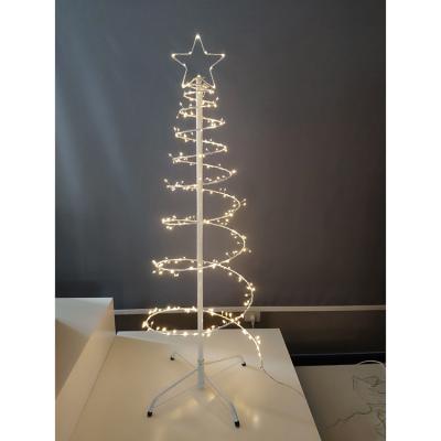 China Hot Selling Indoor or Outdoor Led Copper Wire Twinkle Cluster String Christmas Light Tree for sale